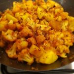 aloogobi cauliflower with potatoes