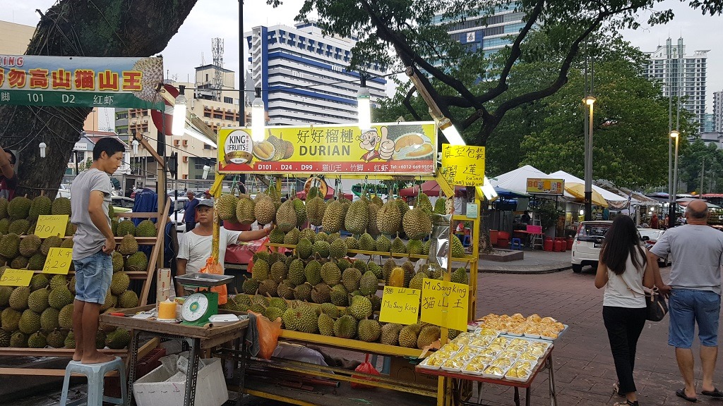durian at jalan alor kualalumpur